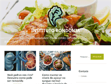 Tablet Screenshot of institutorondonia.com.br